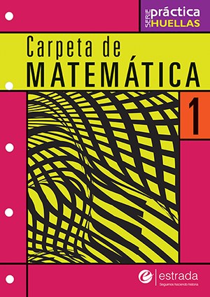 Papel Carpeta Matematica 1 Huellas