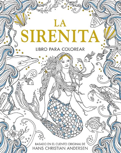Papel SIRENITA (LIBRO PARA COLOREAR)