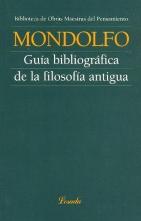 Papel Guia Bibliografica De La Filosofia Antigua