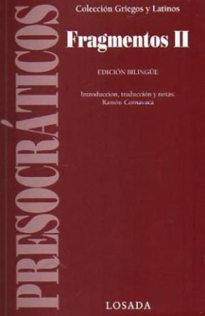 Papel FRAGMENTOS II PRESOCRATICOS (EDICION BILINGUE)