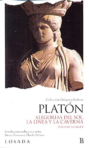 Papel ALEGORIAS DEL SOL / LINEA Y LA CAVERNA (EDICION BILINGUE) (COLECCION GRIEGOS Y LATINOS)