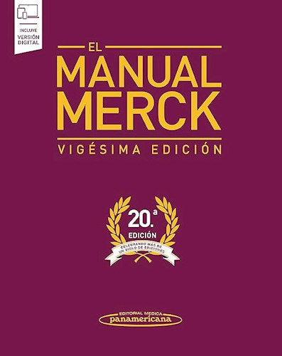 Papel MANUAL MERCK (20 EDICION) (INCLUYE VERSION DIGITAL) (CARTONE)