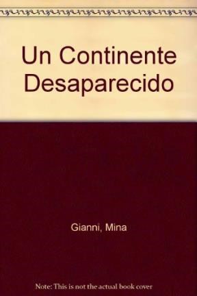Papel UN CONTINENTE DESAPARECIDO  (ENSAYO)