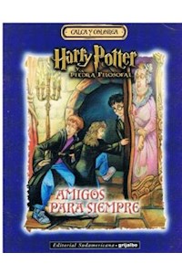Papel Harry Potter, Amigos Para Siempre (Calca Y Colorea) O/D