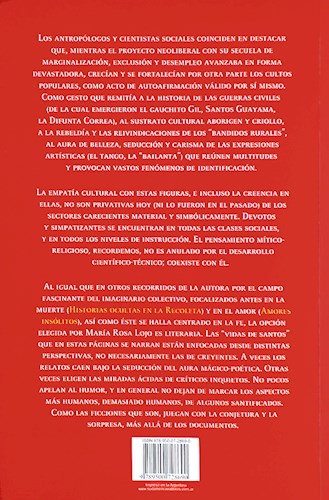 Papel CUERPOS RESPLANDECIENTES SANTOS POPULARES ARGENTINOS