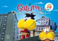 Papel GATURRO 3D QUIERO SER COMO MICHOU (CARTONE)(C/LENTES)