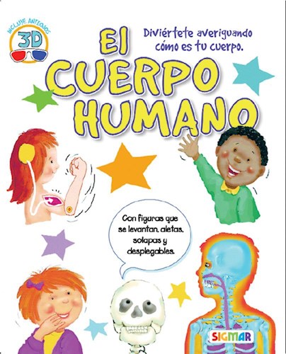 Papel CUERPO HUMANO (INCLUYE ANTEOJOS 3D) (COLECCION LEER Y S  ABER) (CARTONE)
