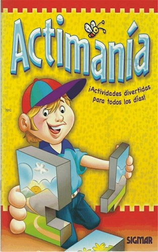 Papel ACTIMANIA (ROJO) ACTIVIDADES DIVERTIDAS PARA TODOS LOS