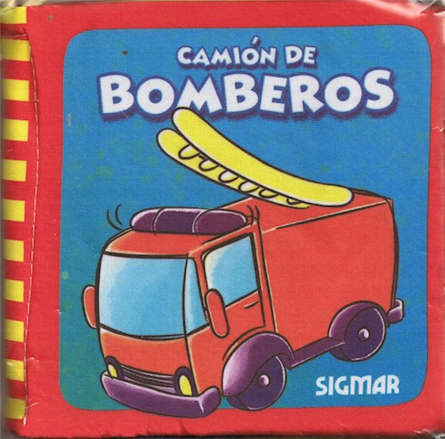 Papel CAMION DE BOMBEROS (COLECCION SALPICADOS) (LIBRO DE TELA)