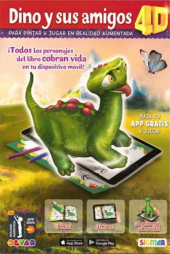 Dino Y Sus Amigos 4D - 9789501137705 - Cúspide Libros Dino Y Sus Amigos 4D - 9789501137705 - Cúspide Libros