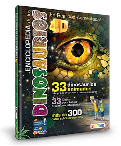 Papel Enciclopedia De Los Dinosaurios En Realidad Aumentada 4D