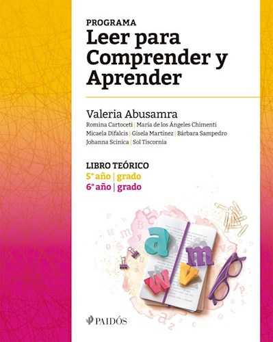 Papel PROGRAMA LEER PARA COMPRENDER Y APRENDER LIBRO TEORICO 5 Y 6 AÑO/GRADO
