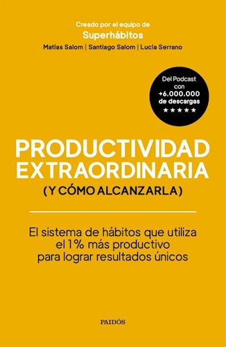 Papel PRODUCTIVIDAD EXTRAORDINARIA