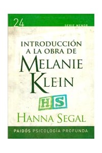 Papel Introducción A La Obra De Melanie Klein