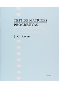 Papel Test De Matrices Progresivas. Escala Coloreada