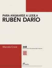 Papel Para animarse a leer a Rubén Darío