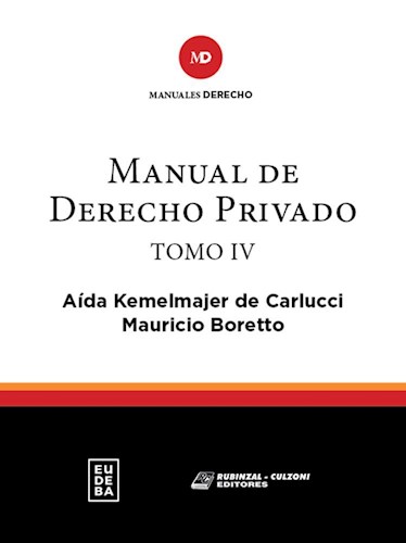 E-book Manual de derecho privado. Tomo IV