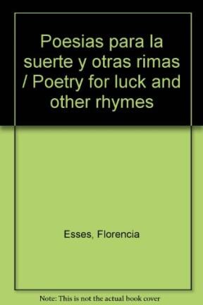 Papel POESIAS PARA LA SUERTE Y OTRAS RIMAS