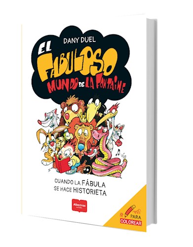 Papel FABULOSO MUNDO DE LA FONTAINE CUANDO LA FABULA SE HACE HISTORIETA (PARA COLOREAR) (+8)