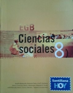Papel CIENCIAS SOCIALES 8 SANTILLANA HOY EGB NACION (2003)