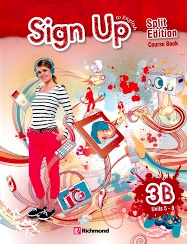 Papel SIGN UP TO ENGLISH 3B COURSE BOOK RICHMOND (SPLIT EDITION)