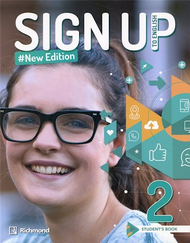 Papel SIGN UP TO ENGLISH 2 STUDENT'S BOOK + WORKBOOK RICHMOND (CEF A1-A2) (NOVEDAD 2021)