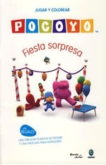 Papel POCOYO FIESTA SORPRESA JUGAR Y COLOREAR [C/STICKERS Y M