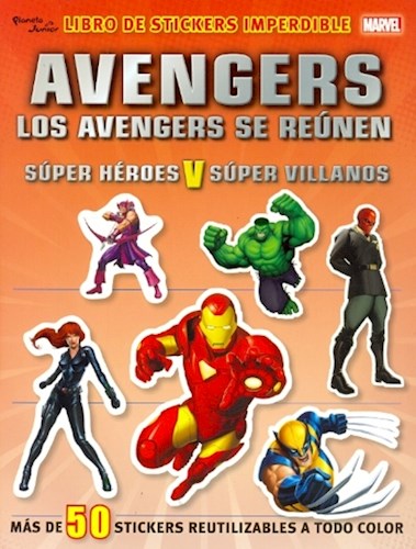 Papel Avengers Libro De Stickers