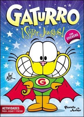 Papel GATURRO SUPER JUEGOS (CON STICKERS)