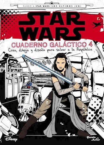 Papel Star Wars Los Ultimos Jedi Cuaderno Galactico 4