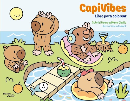 Papel CAPIVIBES LIBRO PARA COLOREAR