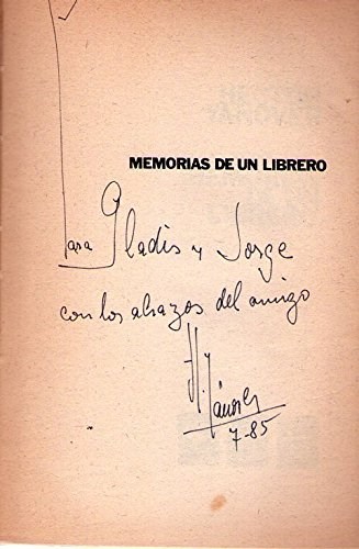 Papel MEMORIAS DE UN LIBRERO