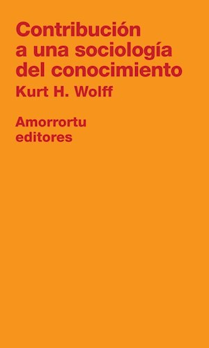 Papel CONTRIBUCION A UNA SOCIOLOGIA DEL CONOCIMIENTO