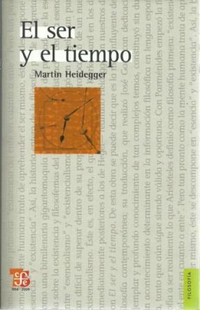 Papel SER Y EL TIEMPO (SECCION OBRAS DE FILOSOFIA) (RUSTICA)