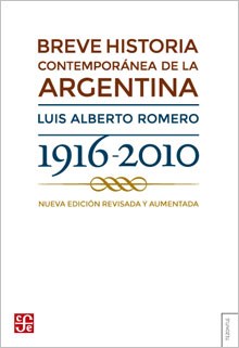 Papel BREVE HISTORIA CONTEMPORANEA DE LA ARGENTINA (NUEVA EDICION REVISADA Y AUMENTADA)