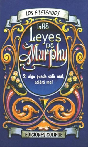 Papel LEYES DE MURPHY LAS SI ALGO PUEDE SALIR MAL SALDRA MAL (COLECCION FILETEADOS)