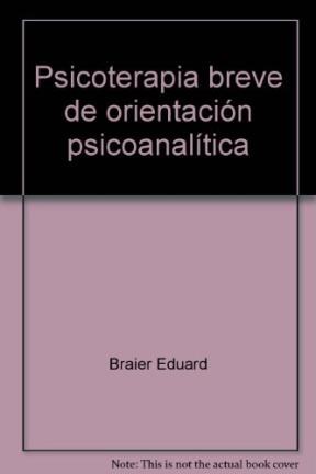 Papel PSICOTERAPIA BREVE DE ORIENTACION PSICOANALITICA