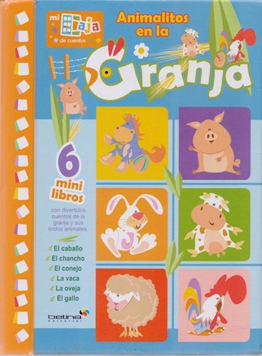 Papel ANIMALITOS EN LA GRANJA (CONTIENE 6 MINI LIBROS) (COLECCION MI CAJA DE CUENTOS) (CARTONE)