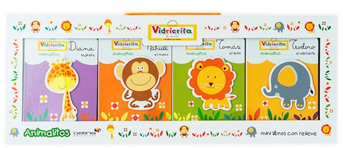 Papel ANIMALITOS MINI LIBROS CON RELIEVE (COLECCION VIDRIERITA DE CUENTOS)