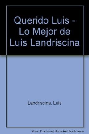 Papel Querido Luis Lo Mejor De Luis Landricina