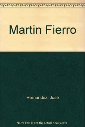 Papel MARTIN FIERRO TAPA DURA EDICION ESPECIAL