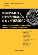 Papel DEMOCRACIA Y REPRESENTACION EN LA UNIVERSIDA