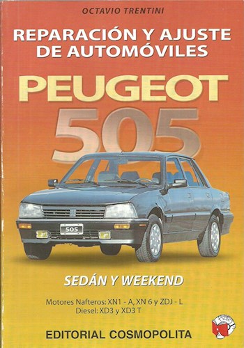 Papel Reparacion Y Ajuste Auto Peugeot 505