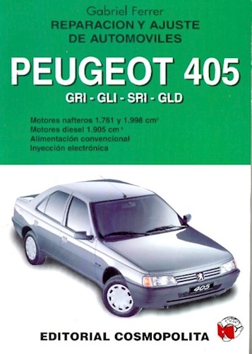 Papel Reparacion Y Ajuste Auto Peugeot 405