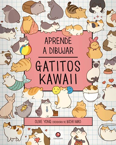 Papel APRENDE A DIBUJAR GATITOS KAWAII (RUSTICO)