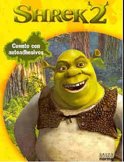 Papel Shrek 2 Cuenro Con Autoadhesivos