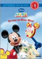 Papel CASA DE MICKEY MOUSE DE PICNIC CON MIKEY MOUSE (LEYENDO PASO A PASO 1)