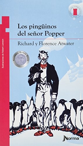 Papel PINGUINOS DEL SEÑOR POPPER (TORRE DE PAPEL ROJA)