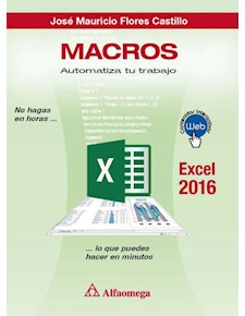 Papel Macros Automatiza Tu Trabajo. Excel 2016