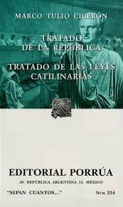 Papel TRATADO DE LA REPUBLICA - TRATADO DE LAS LEYES - CATILI